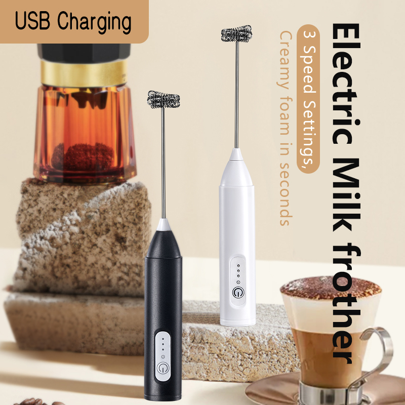 Electric Milk Frother Handheld - Kablosuz Süt Köpürtücüler Elektrikli Şarj El