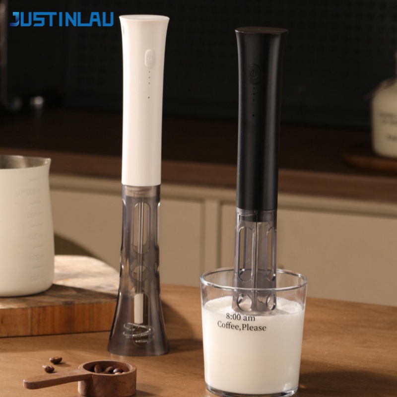 Electric Milk Frother Handheld - JUSTINLAU El Tipi Elektrikli Süt Köpürtücü,